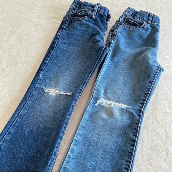 Cat & Jack and The Children’s Place Bundle of 5 Pairs of Size 5 and 5T Jeans - Picture 11 of 16